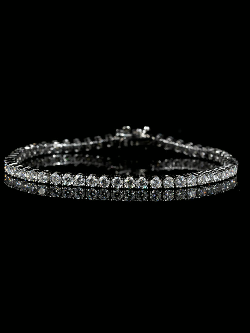 Tennis Armband — löpande fattning, 3 mm